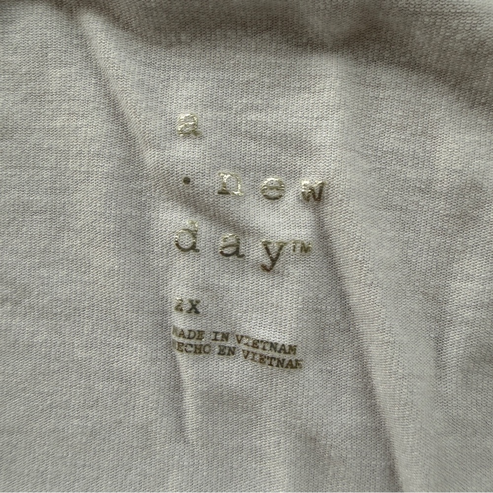 A New Day White Swing Tank – Size 2X - Picture 2 of 3